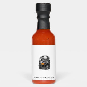 Halloween Dinosaur Skeleton Pumpkin Vintage Shirt Hot Sauces