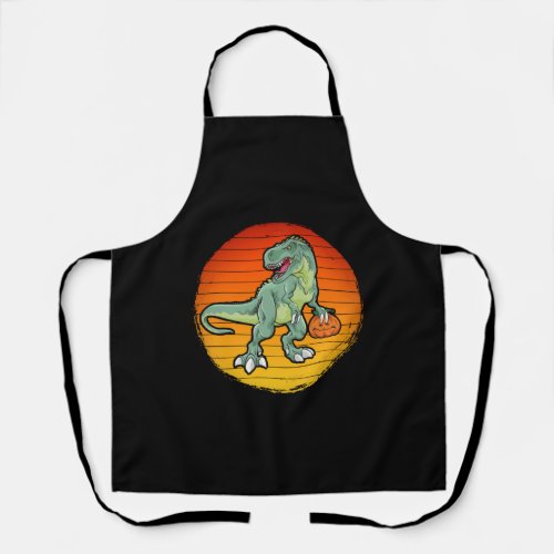 Halloween Dinosaur t rex costume dinosaurs Apron