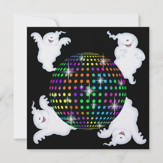 Halloween DISCO Party - SRF Invitation (Front)