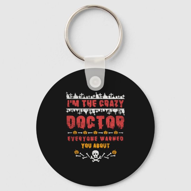 Halloween Doctor Keychain (Front)