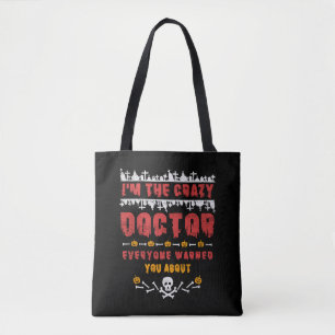 Halloween Doctor Tote Bag