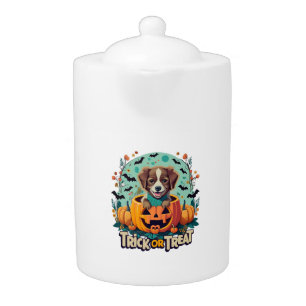 Halloween Dog  1 Teapot