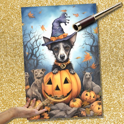 Halloween Dog 2 Decoupage Paper
