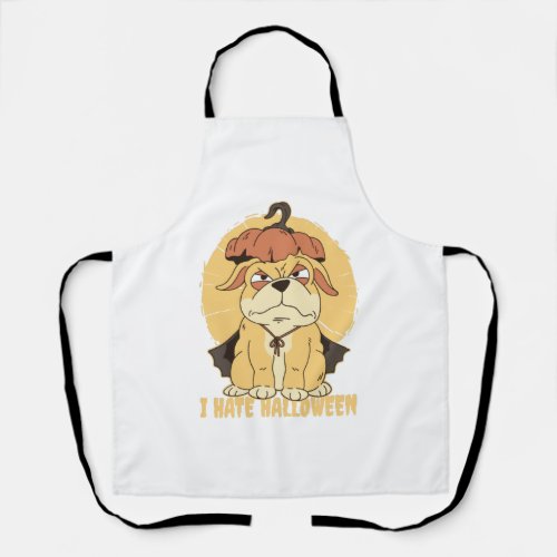 halloween dog   apron