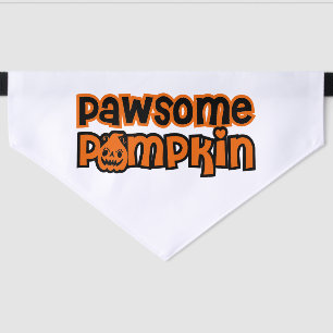 Halloween Dog Bandana Gift – Pawsome Pumpkin Pet Bandana Collar