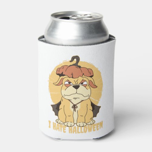 halloween dog   can cooler