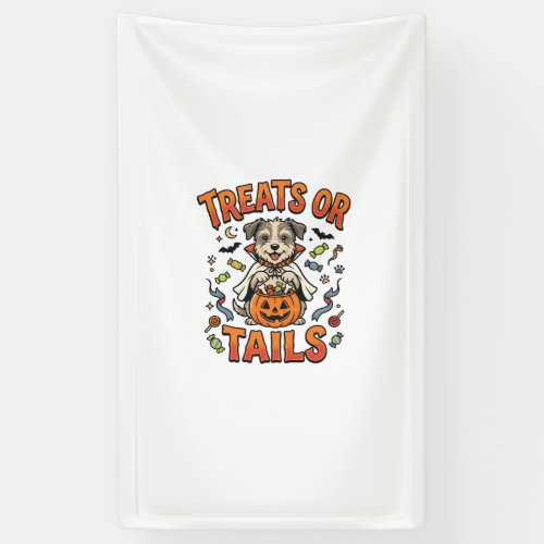 Halloween Dog Candy Mischief Banner