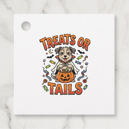 Halloween Dog Candy Mischief Favor Tags