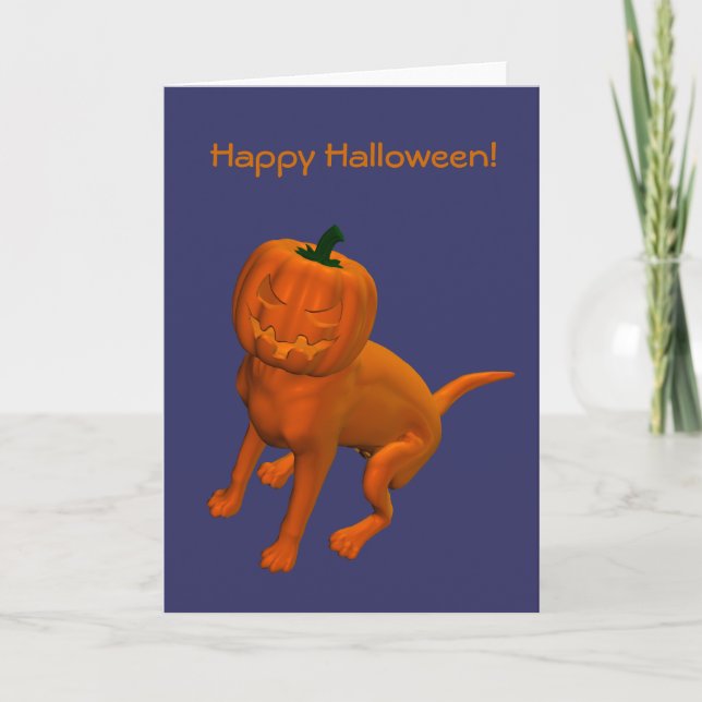 Halloween Dog Card (Front)