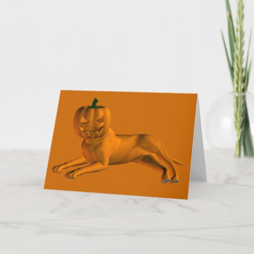 Halloween Dog Card