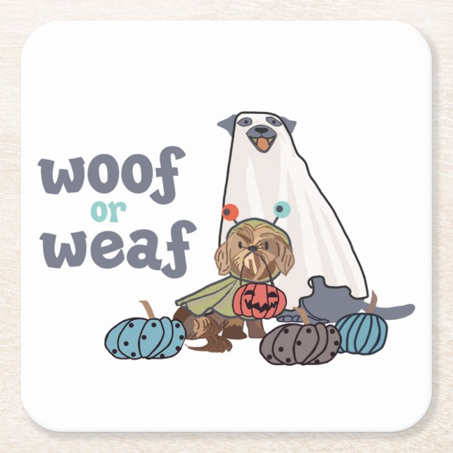 Halloween Dog Coaster (Front)