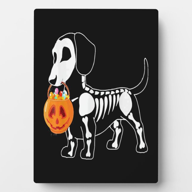 Halloween dog costume  plaque (Front)