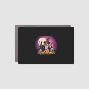 Halloween Dog Fall Lovers Car Magnet