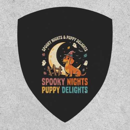 Halloween Dog Mom Moonlight Mischief Patch