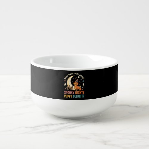 Halloween Dog Mom Moonlight Mischief Soup Mug