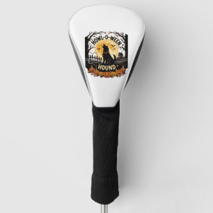 Halloween Dog Moon Howl (2) Golf Head Cover
