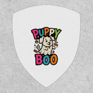 Halloween Dog Puppy Boo Patch