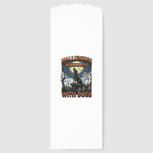 Halloween Dog Shirt Vintage Graveyard Pup Bookmarks