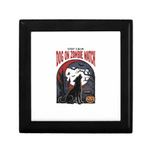 Halloween Dog Shirt Zombie Patrol Design_1 Gift Box