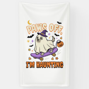 Halloween Dog Spooky Skate Ride Banner