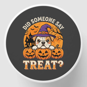 Halloween Dog Treat Bulldog Pumpkin Design Mini Candle Favors