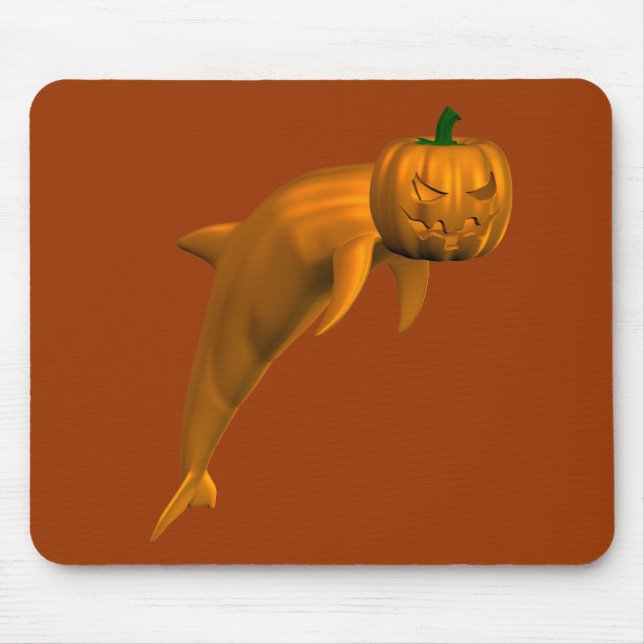 Halloween Dolphin Mouse Pad (Front)