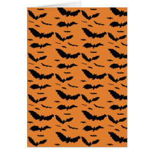 HALLOWEEN DON'T GO BATTY joke card