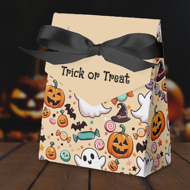 Halloween Doodles Favor Boxes (Creator Uploaded)