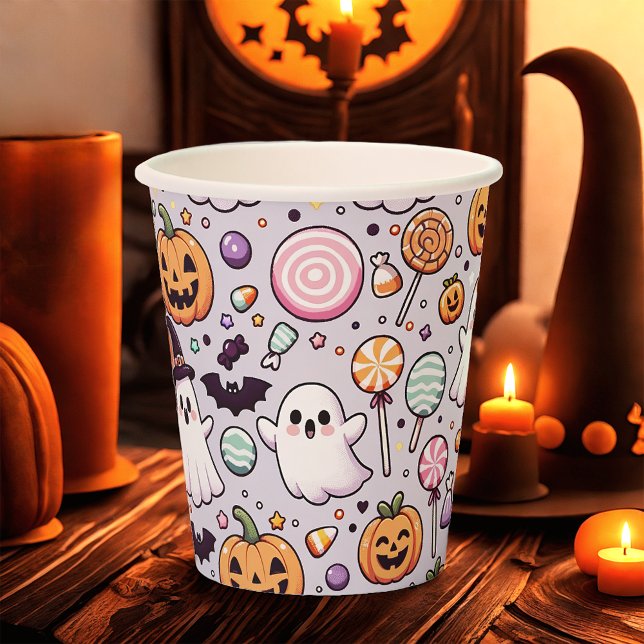 Halloween Doodles Paper Cups (Creator Uploaded)