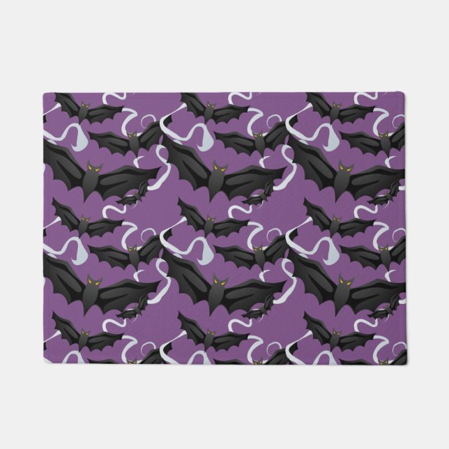 Halloween Door Mat-Bats Doormat (Front)