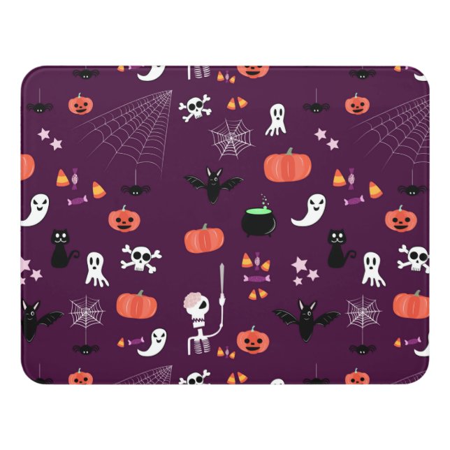 Halloween Door Sign (Contemporary Front)