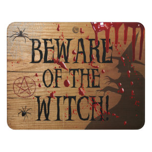Halloween Door Sign