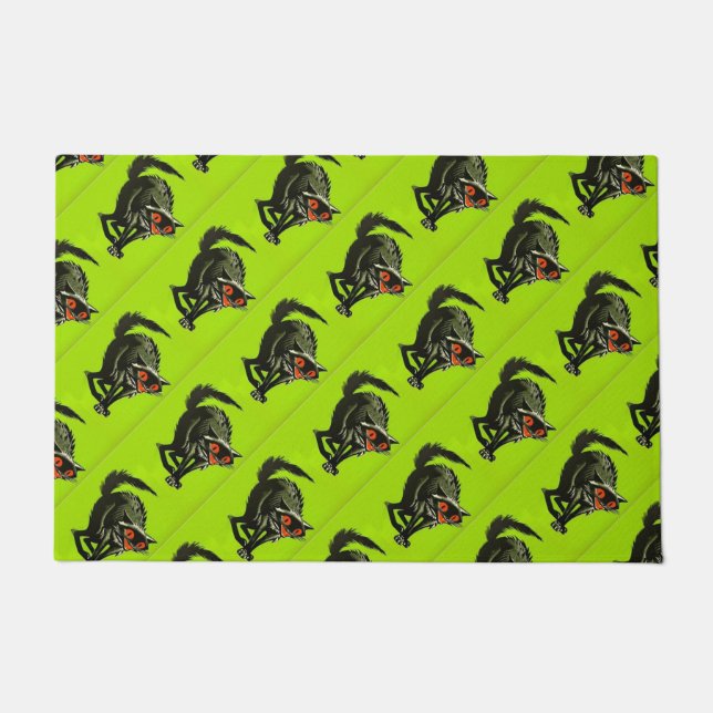 Halloween Door/Welcome Mat/Cats Doormat (Front)