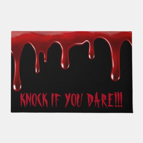 Halloween Doormat _ Knock If You Dare