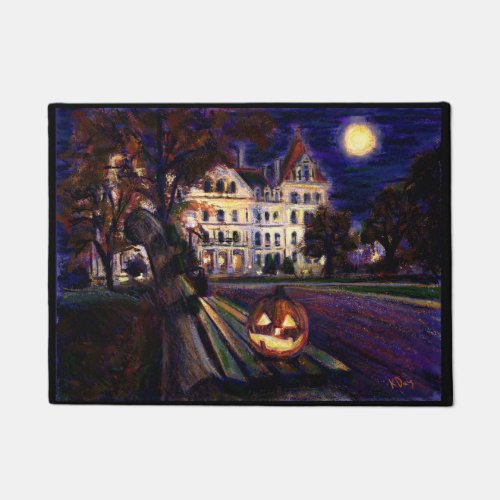 Halloween Doormat _ NYS Capitol Building