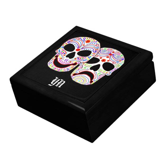 Halloween DOTD Comedy Tragedy Skulls gift box