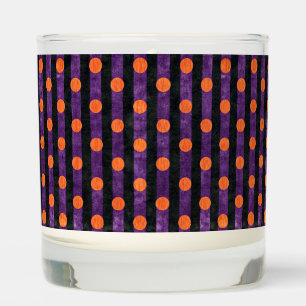Halloween Dots and Stripes Scented Candle