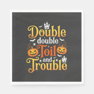 Halloween Double Double Toil and Trouble Witch Napkins