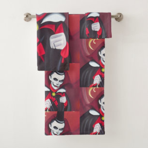 Halloween Dracula Bath Towel Set