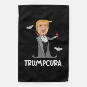 Halloween Dracula Funny Classic Garden Flag
