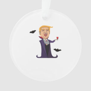 Halloween Dracula Funny Ornament