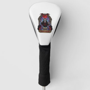 Halloween Dracula Red Moon Bats Skull_1 Golf Head Cover