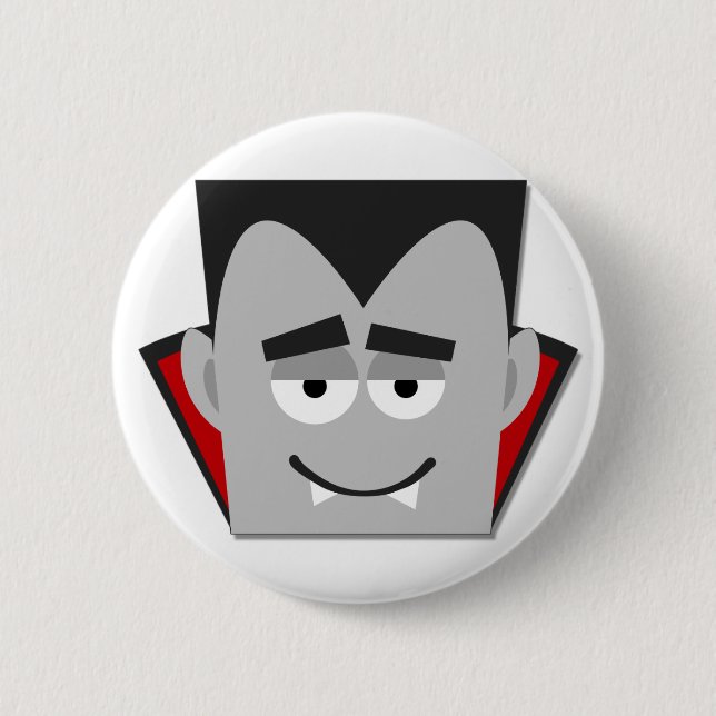 Halloween Dracula T-shirts and Gifts Button (Front)