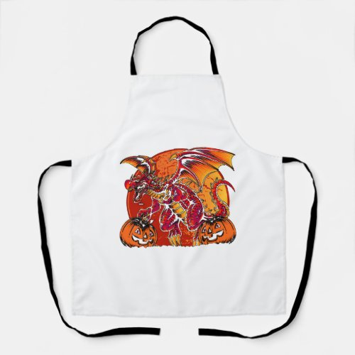 Halloween Dragon Apron