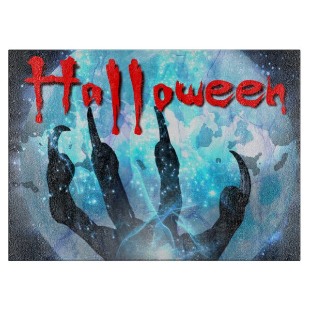 Halloween Dragon Claw Cutting Board (Front)