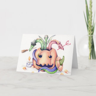 Halloween Dragons Card