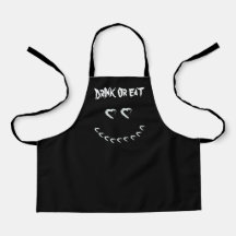 Halloween Drink or Eat All-Over Print Apron