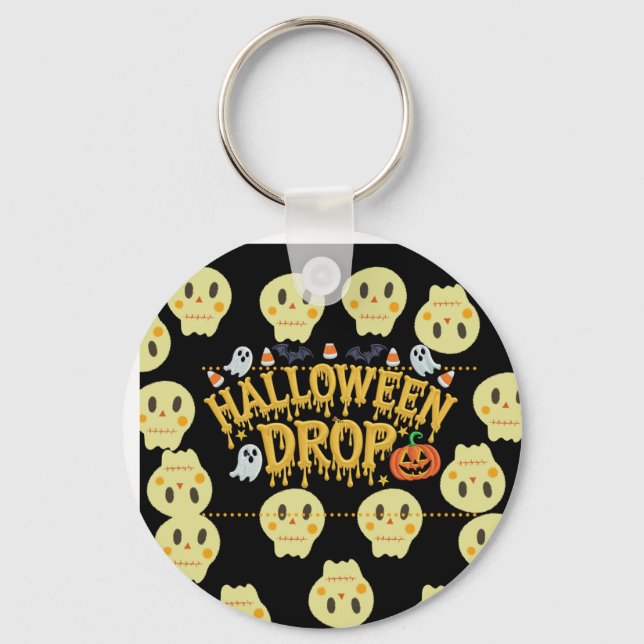 Halloween Drop Keychain (Front)