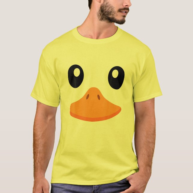 Halloween Duck Costume Adult Male Women Men Cute D T-Shirt (Front)