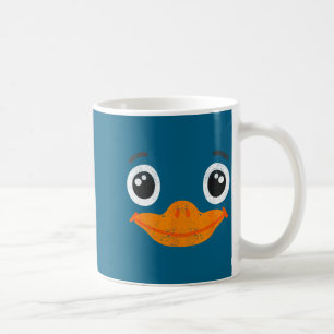 Halloween Duck Face Costume Animals Cute Easy Duck Coffee Mug